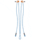 Petzl Dual Evolv Adjust Lanyard, Blue, L035DA00