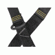 Petzl Full Body Harness, w/ANSI &amp; CSA certifications, Yellow/Black, 34-46in waist C73AAA 2U
