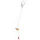 Petzl Grillon MGO International Lanyard, White/Yellow, 3 m, L052DA01