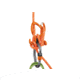 Petzl Pirana Guide Descender, Orange, D005AB00