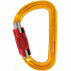 Petzl Sm'D Carabiner, Yellow, Twist-Lock, M39A RL
