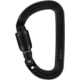 Petzl Sm'D Carabiner, Black, Screw-Lock, M39A SLN