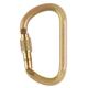 Petzl Vulcan Screw-Lock Connector, Gold, M073AA00