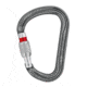 Petzl William Carabiner, Gray, Screw-Lock, M36A SL