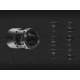 Phase 5 Weapon Systems Inc 13in Lo-Pro Slope Nose Free Float Quad Rail, Black, LPSN13