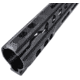 Phase 5 Weapon Systems Inc 13in Lo-Pro Slope Nose Free Float Quad Rail With M-LOK, Black, LPSN13 MLOK