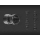 Phase 5 Weapon Systems Inc 13in Lo-Pro Slope Nose Free Float Quad Rail With M-LOK, Black, LPSN13 MLOK