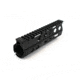 Phase 5 Weapon Systems Inc 7.5 Inch Lo-Pro Slope Nose Free Float MLOK Rail, Steel Barrel Nut and Mounting Hardware Included, Black, 7.5 Inch, PH5LPSN75MLOK