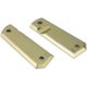 Phase 5 Weapon Systems Inc Brass 1911 Pistol Grips, Mirror Polished, Brass, 1911Grip-BrassMP