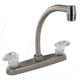 Phoenix Faucets By Valterra Catalina Two Handle 8 Kitchen Faucet With Hi Arc Spout, Brushed Nickel, PF221402