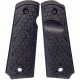 Phoenix Technology 1911 Grip Panel, Honeycomb, Black, GRIP1911H-B