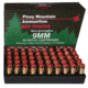 Piney Mountain Ammunition PMSN9MMR Red Tracer Non Corrosive 9mm Luger 119 Gr Ful