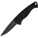 Piranha Knives Auto Fingerling Automatic Folding Knife, 2.5in, 154CM, Plain Blade, Black Oxide, Black Anodized Aluminum Handle, P-2BKT