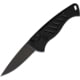 Piranha Knives Auto Fingerling Automatic Folding Knife, 2.5in, 154CM, Plain Blade, Black Oxide, Black Anodized Aluminum Handle, P-2BKT