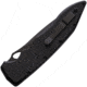 Piranha Knives Auto Predator Automatic Automatic Folding Knife, 4in, CPM S30V, Black Oxide Partially Serrated Blade, Black Textured Aluminum Handle, P-10BKTS