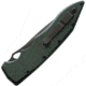 Piranha Knives Auto Predator Automatic Automatic Folding Knife, 4in, CPM S30V, Black Blade, Green Textured Aluminum Handle, P-10GT