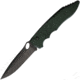 Piranha Knives Auto Predator Automatic Automatic Folding Knife, 4in, CPM S30V, Black Blade, Green Textured Aluminum Handle, P-10GT