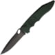 Piranha Knives Auto Predator Automatic Automatic Folding Knife, 4in, CPM S30V, Black Blade, Green Textured Aluminum Handle, P-10GT