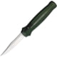 Piranha Knives Auto Rated-R OTF Automatic Folding Knife, 3.5in, 154CM, Clip Point Blade, Mirror Finish, Green Aluminum Handle, P-19G