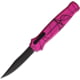Piranha Knives Auto Rated-R OTF Automatic Folding Knife, 3.5in, 154CM, Clip Point Blade, Black PVD, Pink Camo Aluminum Handle, P-19PKT