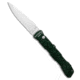 Piranha Piranha 21 Tactical Automatic Knife Green Aluminum 3.375" Mirror P-21G, Green, CPM S30V, adult, BHQ-188830