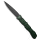 Piranha Piranha 21 Tactical Automatic Knife Green Aluminum 3.4" Black, Green, CPM S30V, adult, BHQ-190012