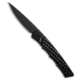 Piranha Piranha Crossfire Automatic Knife Black Aluminum 3.1" Black P-23BKT, Black, 154CM, adult, BHQ-208140