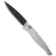 Piranha Piranha DNA Automatic Knife Silver Tactical 3.25" Black, Gray, CPM S30V, adult, BHQ-33074