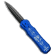 Piranha Piranha Excalibur OTF Knife Double Action Automatic Blue3.2" Black Plain*DISC*, Blue, CPM S30V, adult, BHQ-229741