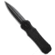 Piranha Piranha Excalibur OTF Knife Tactical Double Action Automatic 3.2" Black, Black, 154CM, adult, BHQ-1084