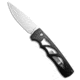 Piranha Piranha MagnaRaptor Automatic Knife Black Aluminum 3.4" Satin, Black, CPM MagnaCut, adult, BHQ-217566