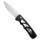 Piranha Piranha MagnaRaptor Automatic Knife Black Aluminum 3.4" Satin Serr, Black, CPM MagnaCut, adult, BHQ-217965