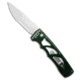 Piranha Piranha MagnaRaptor Automatic Knife Green Aluminum 3.4" Satin Serr, Green, CPM MagnaCut, adult, BHQ-217964