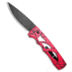 Piranha Piranha MagnaRaptor Automatic Knife Pink Aluminum 3.4" Black, Pink, CPM MagnaCut, adult, BHQ-218505
