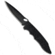 Piranha Piranha Mini Predator Black Tactical Automatic Knife 3.5" Black, Black, CPM S30V, adult, BHQ-14250