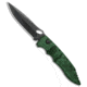 Piranha Piranha Mini Predator Green/Black Tactical Automatic Knife 3.5" Black, Black/Green, CPM S30V, adult, BHQ-137762