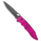 Piranha Piranha Mini Predator Purple/Black Tactical Automatic Knife 3.5" Black, Purple, CPM S30V, adult, BHQ-139751