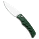 Piranha Piranha Paradox Automatic Knife Green Aluminum 3.1" Mirror P-24G, Green, 154CM, adult, BHQ-208179
