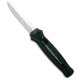 Piranha Piranha Rated-X D/A Dagger OTF Automatic Knife Green 3.5" Mirror, Green, 154CM, adult, BHQ-181783