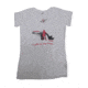 Pistols and Pumps Deep V-Neck Burnout T-Shirt, White, Small 79292