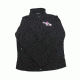Pistols and Pumps Ladies All-Weather Soft Shell Medium Jacket w/ Logo, Black 79309