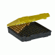 Plano Handgun Ammo Case with Hinged Cover, .43 ACP, 100 Count, Dark Gray/Transparent Amber, PMC122700