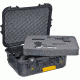 Plano All Weather Extra Large Pistol Case w/ Deluxe Latches, 20.75in, Black, 108031