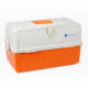 Plano XL Front Access 3 Tray Box - Orange &amp; White 747-004
