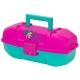 Plano Youth Tackle Box - Mermaid - Magenta-Teal, Mermaid - Magenta-Teal 500102