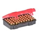 Plano Handgun Ammo Case,Dark Gray/Transparent Rose, PMC122750