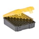 Plano Handgun Ammo Case with Hinged Cover, .38 Special, 100 count, Dark Gray/Transparent Amber, PMC122500