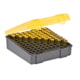 Plano Handgun Ammo Case with Hinged Cover, .41 Magnum, 100 count, Dark Gray/Transparent Amber, PMC122600