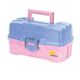 Plano Tackle Box w/ Dual Top Access, Pink/Periwinkle, Medium, PMC620292