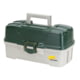Plano Tackle Box w/ Dual Top Access, Green/Sandstone, Large, PMC620306